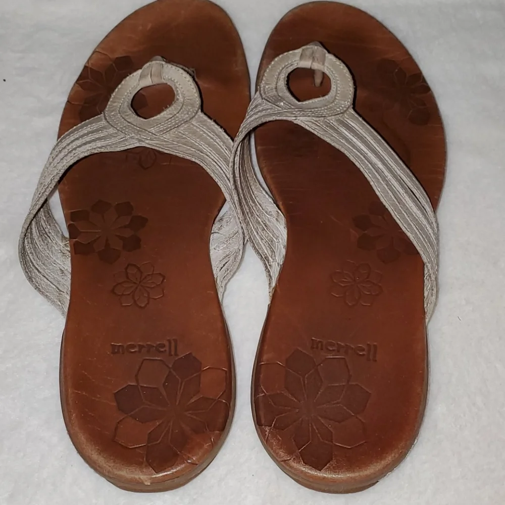 Merrell Leather Thong‎ Sandals Sz. 10